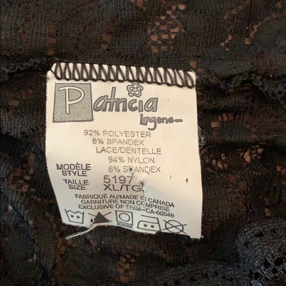 Black lace camisole size XL - Picture 4 of 4